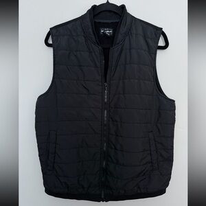 For The Republic Men's Dark Quilted Vest